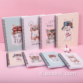 Notebook a spirale di carta personalizzata personalizzato B5/A5/A6/A7